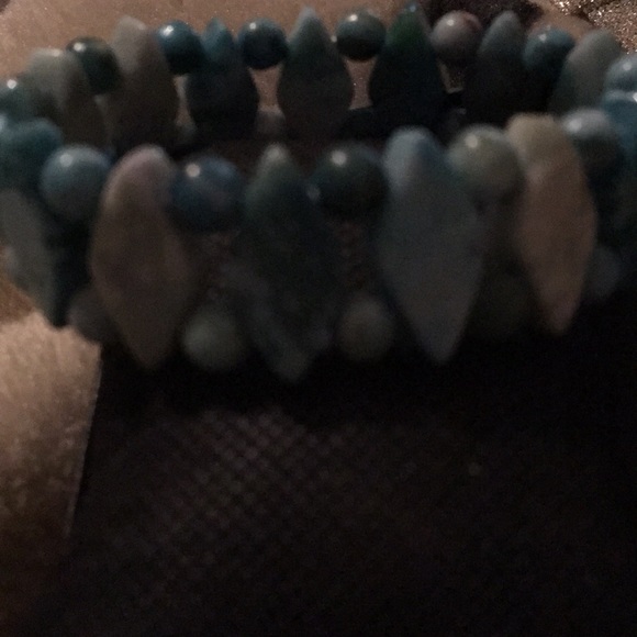 Bohemian stretch bracelet turquoise - Picture 2 of 3